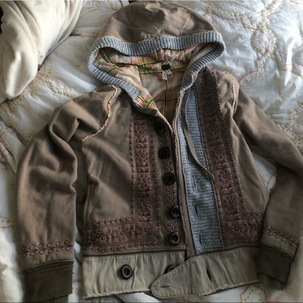 Free people jacket we the free XS rare and HTF EUC